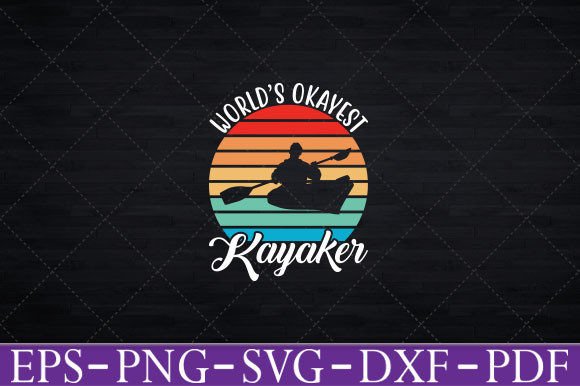 Review: Okayest Kayaker SVG for Embroidery Projects