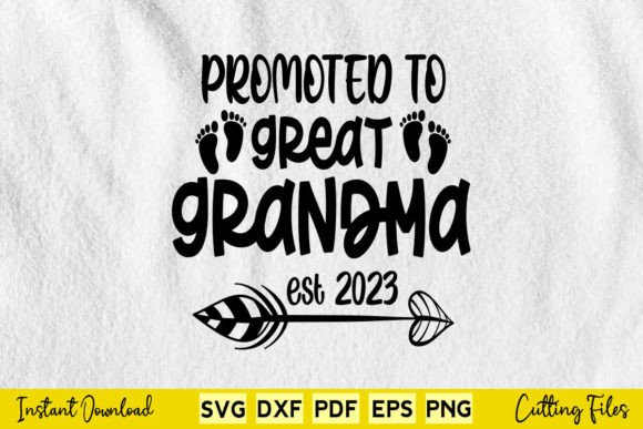 Reviewing Promoted to Great Grandma 2023 for Embroidery