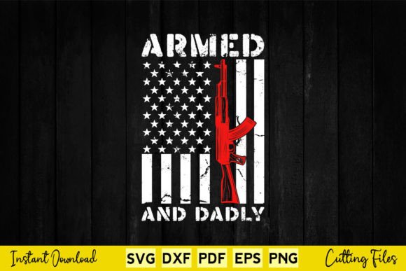 Reviewing the American Flag Armed Dadly SVG for Embroidery