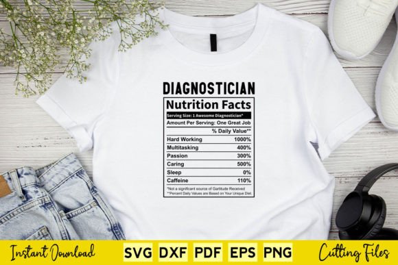 Reviewing the Funny Diagnostician Nutrition Facts SVG