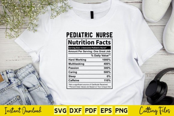 Reviewing the Funny Pediatric Nurse Nutrition Facts Design