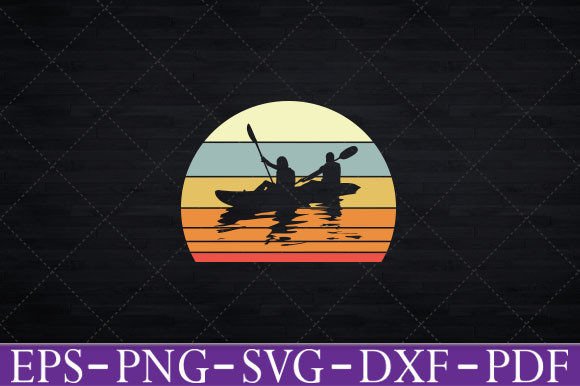 Reviewing the Retro Kayak Canoe Lover Design